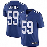 Nike Men & Women & Youth Giants 59 Lorenzo Carter Royal NFL Vapor Untouchable Limited Jersey,baseball caps,new era cap wholesale,wholesale hats